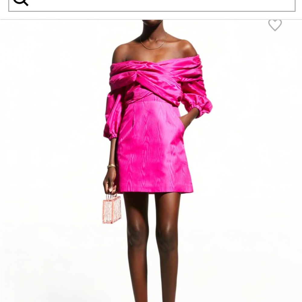 Hot pink formal dress - Picture 3 of 4